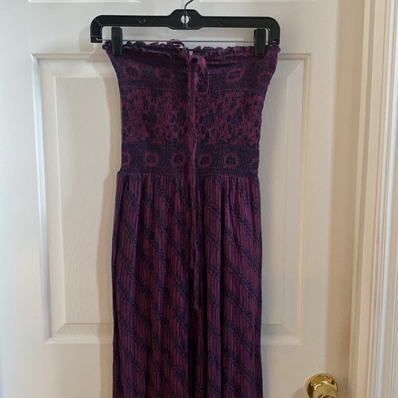 Free People Purple Strapless Jumpsuit - Picture 12 of 16